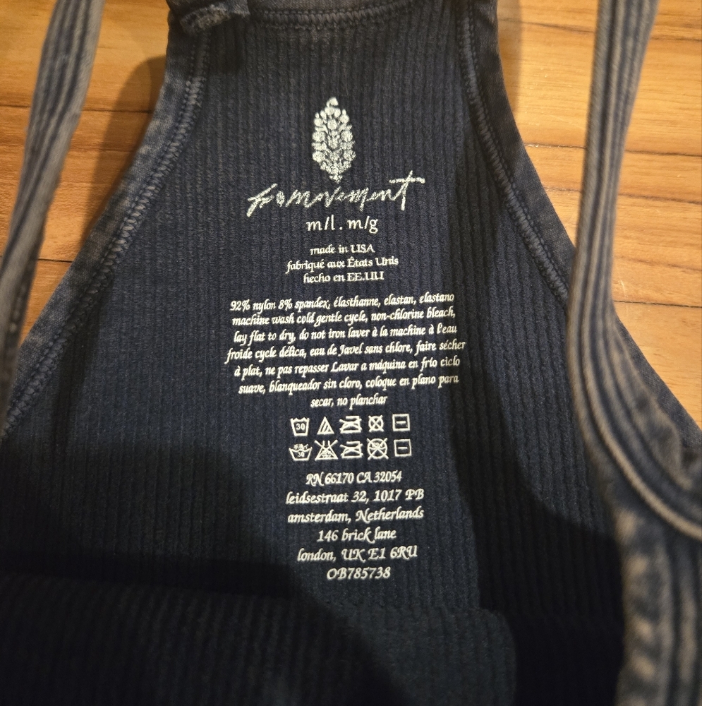 Happiness Runs Crop Tank - Picture 2 of 3